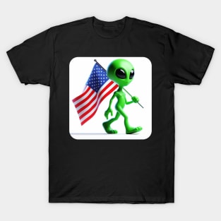 Little Green Men - Alien #1 T-Shirt